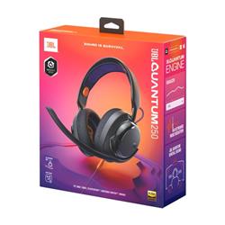 JBL Quantum 250 - Casque de jeu filaire multiplateforme - Noir