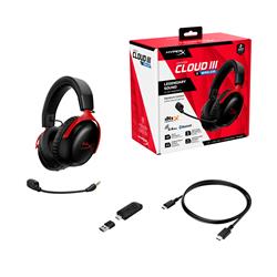 HYPERX Cloud III S – Casque de jeu sans fil - Rouge