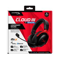 HYPERX Cloud III S – Casque de jeu sans fil - Rouge