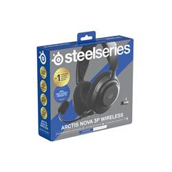 Casque sans fil multiplateforme SteelSeries Arctis Nova 3P - Noir