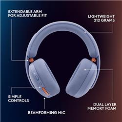 LOGITECH Casque de jeu sans fil Bluetooth LIGHTSPEED G325 - Lilac