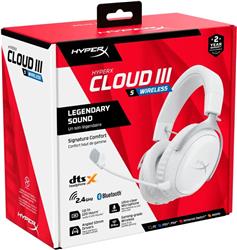 HyperX Cloud III S – Casque de jeu sans fil - Blanc