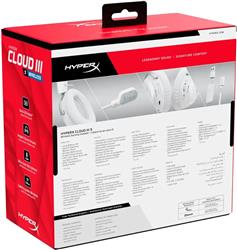 HyperX Cloud III S – Casque de jeu sans fil - Blanc