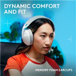 LOGITECH G321 LIGHTSPEED Wireless Bluetooth Gaming Headset - White