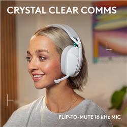 LOGITECH G321 LIGHTSPEED Wireless Bluetooth Gaming Headset - White