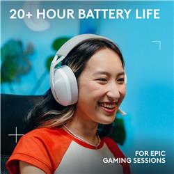 LOGITECH G321 LIGHTSPEED Wireless Bluetooth Gaming Headset - White