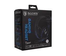 SADES (Tpower) - Casque-micro bleu(Open Box)