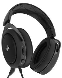 CORSAIR HS50 STEREO Gaming Headset, Carbon (CA-9011170-NA)(Open Box)