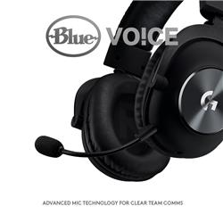 LOGITECH G PRO X 7.1 Gaming Headset with Blue VO!CE