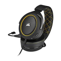 Corsair HS60 Pro Surround Gaming Headset, Yellow