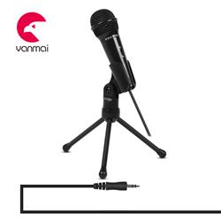 YANMAI SF-910 Computer Microphone With Tripod Stand, Black(Open Box)