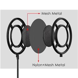 YANMAI PS-1 Dual-layer Microphone Wind Screen Pop Filter Mask Shield