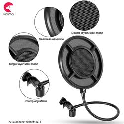 YANMAI PS-1 Dual-layer Microphone Wind Screen Pop Filter Mask Shield