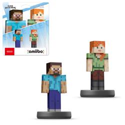 Nintendo™ Amiibo MINECRAFT SERIES: Steve & Alex - 2 Pack