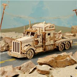 ROKR 3D Wooden Puzzle,Heavy Truck,Perfect Gift,1:40 Scale Model