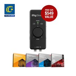 IK MULTIMEDIA iRig Stream Streaming Audio Interface, Black