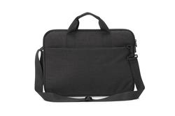 KINGSLONG 17.3" Stylish Laptop Briefcase, Bubble Soft Case, Black