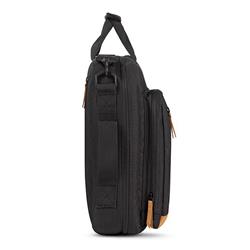 SOLO DUANE 15.6 HYBRID LAPTOP BACKPACK/ BRIEFCASE - BLACK/TAN