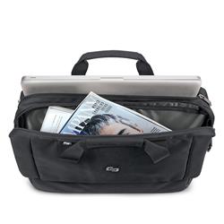 SOLO New York Chrysler 17.3" Laptop Briefcase, Black