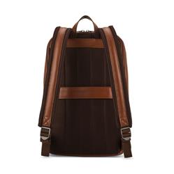 SAMSONITE Classic Leather 14.1" Slim Backpack, Cognac