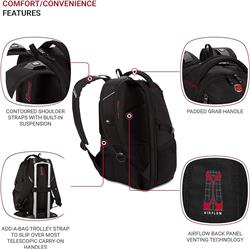 Sac à dos pour ordinateur portable SwissGear 14 po, noir