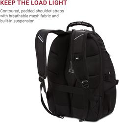 SwissGear 17.3” ScanSmart Laptop Backpack Black