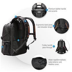 EVERKI Concept 2, 15.6" Travel Laptop Backpack, Black