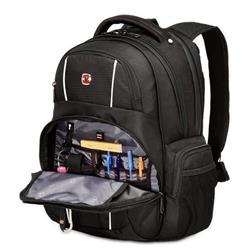 Swiss Gear 17.3" Computer Backpack With USB Port, Black