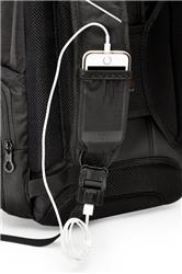 Swiss Gear 17.3" Computer Backpack With USB Port, Black