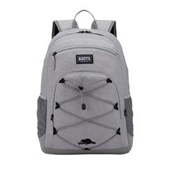 ROOTS 15.6" Computer Backpack With Bungee Cord, Grey