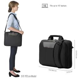 EVERKI Advance 16" Laptop Briefcase, Black