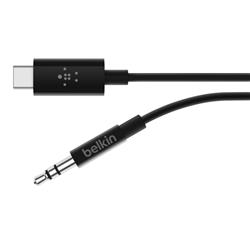 Belkin Aux-in (3.5mm) Audio Cable with USB-C Connector (F7U079)(Open Box)