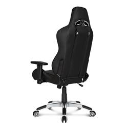 AKRacing Premium Series Gaming Chair, Silver & Black V2