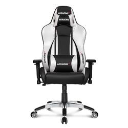 AKRacing Premium Series Gaming Chair, Silver & Black V2