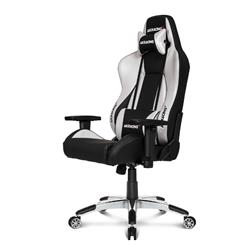 AKRacing Premium Series Gaming Chair, Silver & Black V2