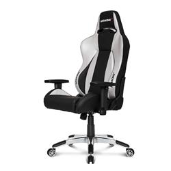 AKRacing Premium Series Gaming Chair, Silver & Black V2