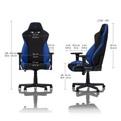 NITRO CONCEPTS S300 Galactic Blue Ergonomic Office Gaming Chair