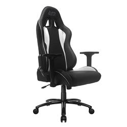 iCAN E-Series Gaming Chair, Black & White