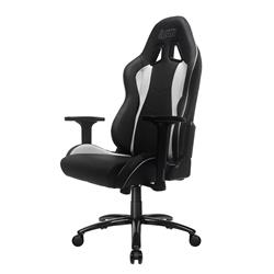 iCAN E-Series Gaming Chair, Black & White