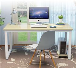 iCAN Modern Office Desk, 140*60*75cm, 25mm Wood Top, Maple