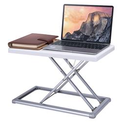 Surélévateur de bureau portable ROCELCO PDR (blanc/argent)