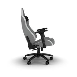 CORSAIR TC200 Fabric Gaming Chair - Standard Fit, Light Grey / White(Open Box)