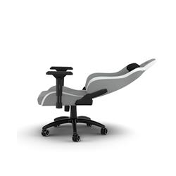 CORSAIR TC200 Fabric Gaming Chair - Standard Fit, Light Grey / White(Open Box)