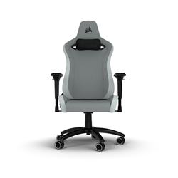 CORSAIR TC200 Fabric Gaming Chair - Standard Fit, Light Grey / White(Open Box)