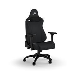 CORSAIR TC200 Fabric Gaming Chair - Standard Fit, Black/Black