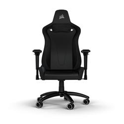 CORSAIR TC200 Leatherette Gaming Chair, Standard Fit, Black