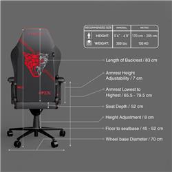 CYBEART | The Batman Gaming Chair - DC Comics | Inbuilt Lumbar Support(Open Box)