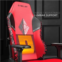 CYBEART | Harley Quinn Gaming Chair - DC Comics | Inbuilt Lumbar Support