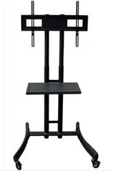 ROCELCO BSTC Basic Flat Panel TV Cart (Black)(Open Box)