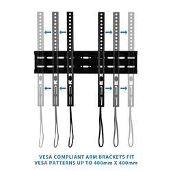 MOUNT-IT! Fixed TV Wall Mount, 32"-55" Inch TVs(Open Box)